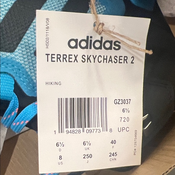 Adidas Terrex Skychaser 2 Blue and Black Shoes - Picture 12 of 12
